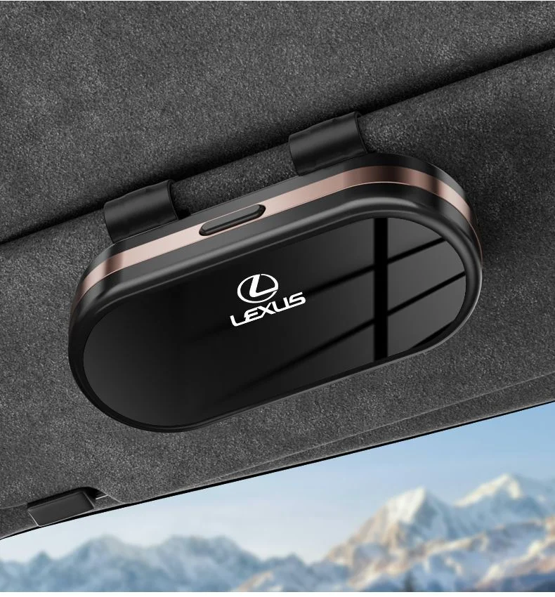 Car glasses case sun visor glasses storage box