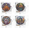 Promotion 4Pcs/set Diamond Painting-DIY Full Round Drill Halloween(30*30 CM)