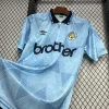 Retro 1989-91 Manchester City Soccer Jersey Home