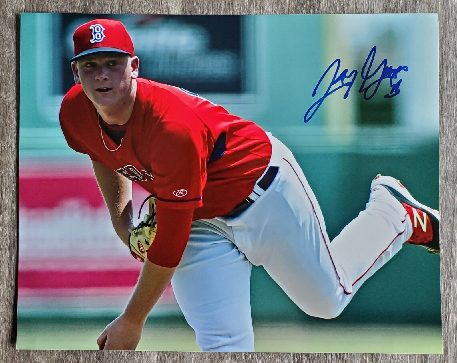 Jay Groome Signed Boston Red Sox 8x10 Photo Poster painting Fenway Park RAD