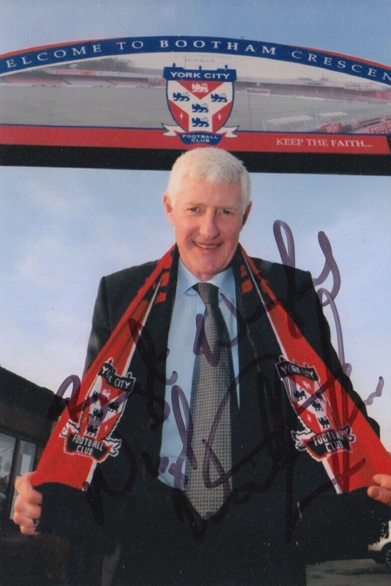 NIGEL WORTHINGTON HAND SIGNED 6X4 Photo Poster painting YORK CITY FOOTBALL AUTOGRAPH 1