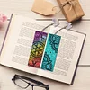 (US Only)3Pcs Butterfly DIY Diamond Art Bookmark Kaleidoscope Bookmark for Book Lovers
