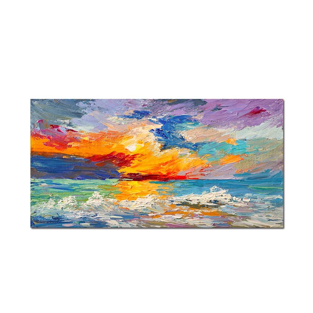 Abstract Oil Painting Canvas painting Picture Decor Living Room Colorful Flower Wall Art Posters Bedroom Home Decor Accessories