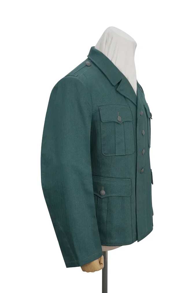   Polizei German EM Open Collar Summer HBT Service Tunic German-Uniform