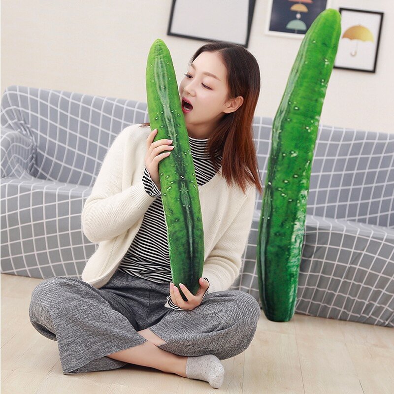 Cucumber-Shaped Pillow