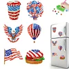 6Pcs Diamond Painting Independence Day Fridge Magnet for Home Decor