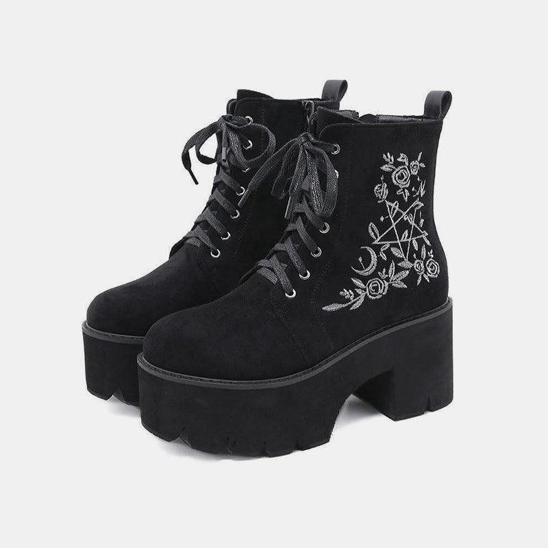 Embroidery Boots