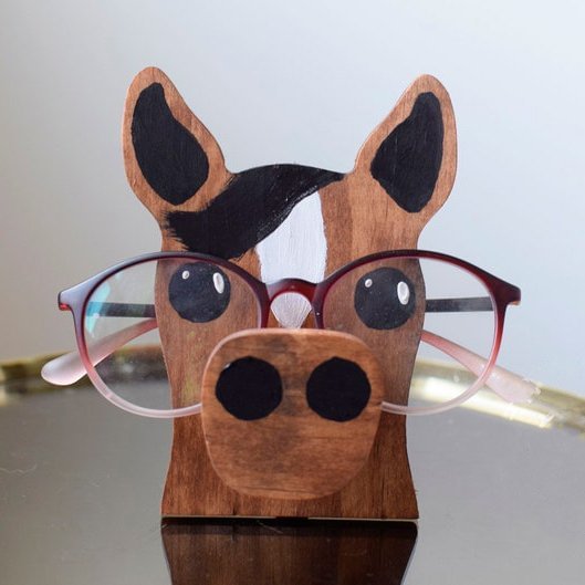 Horse Glasses Stand, Gift For Mother