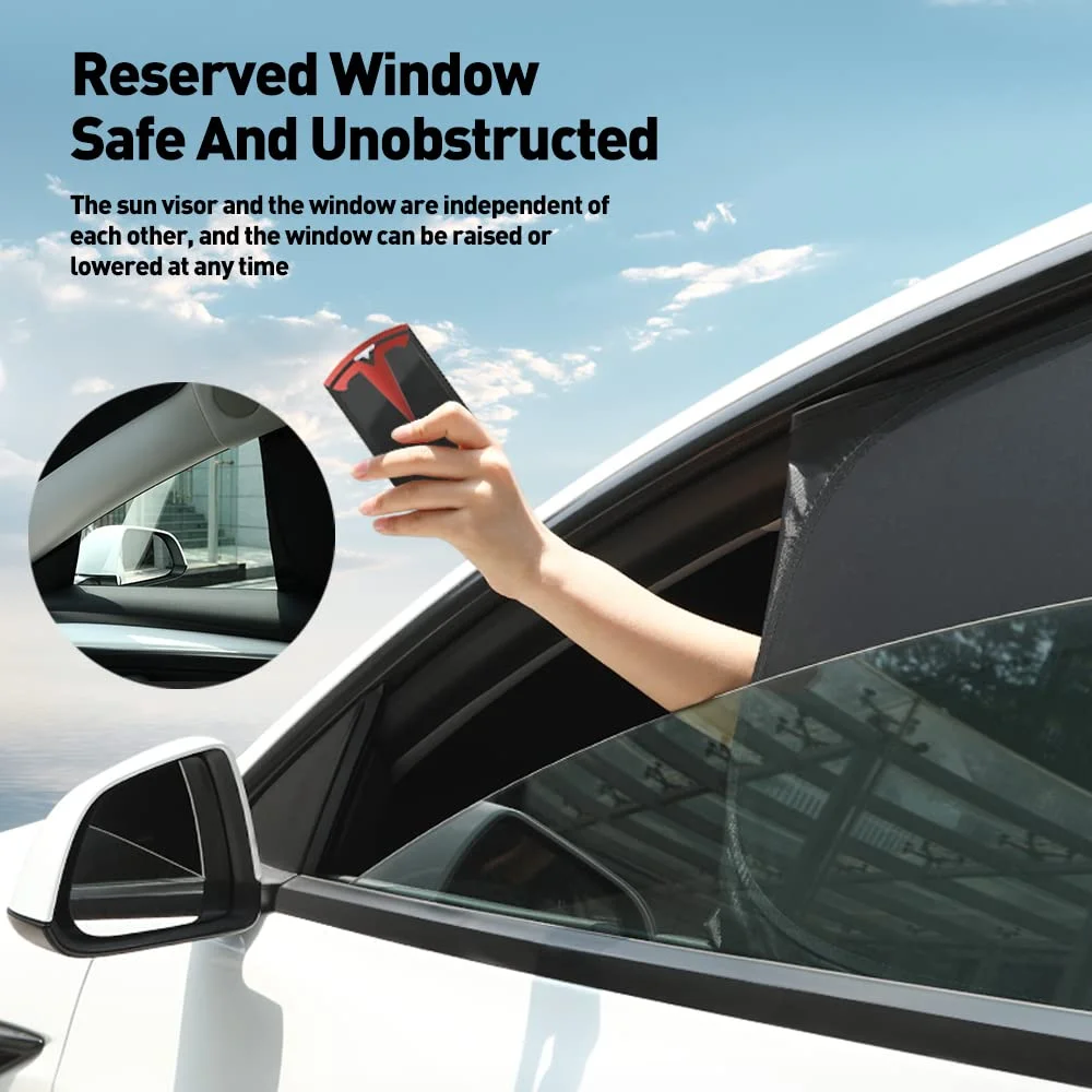 YONZEE Tesla 8PCS Sunshade Set for Tesla Model Y