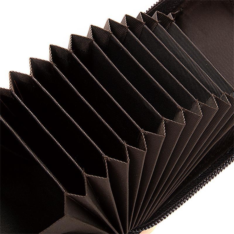 Unisex Creative Organ Card Holder Leather Large-Capacity Wallet