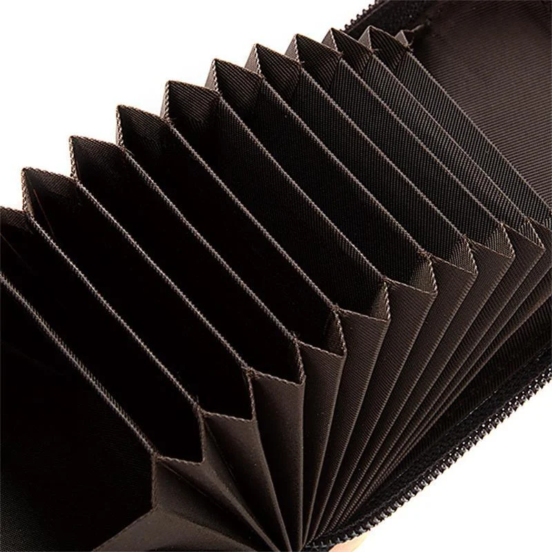 Unisex Creative Organ Card Holder Leather Large-Capacity Wallet