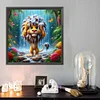 (US Only)Diamond Painting - Full Round Drill - Lion (Canvas|40*40cm)