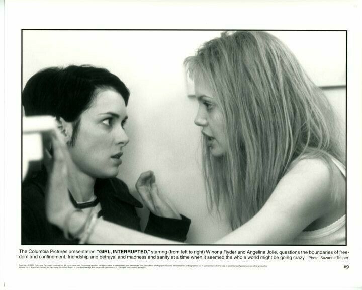 Winona Ryder Angelina Jolie Girl, Interrupted 1999 Original 8x10 Press Photo Poster painting