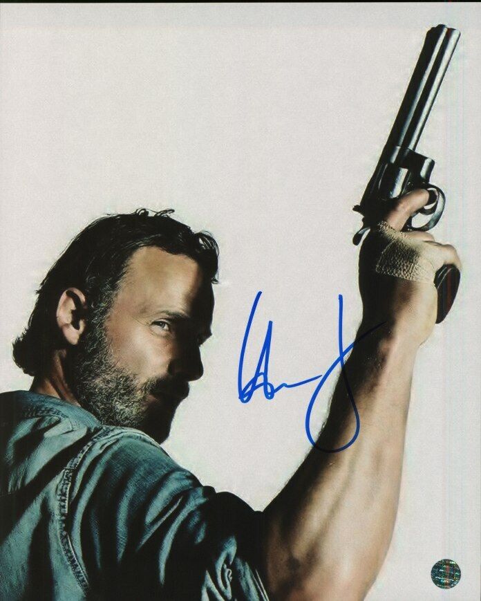 ANDREW LINCOLN Autographed Original 8x10 Photo Poster painting LOA TTM