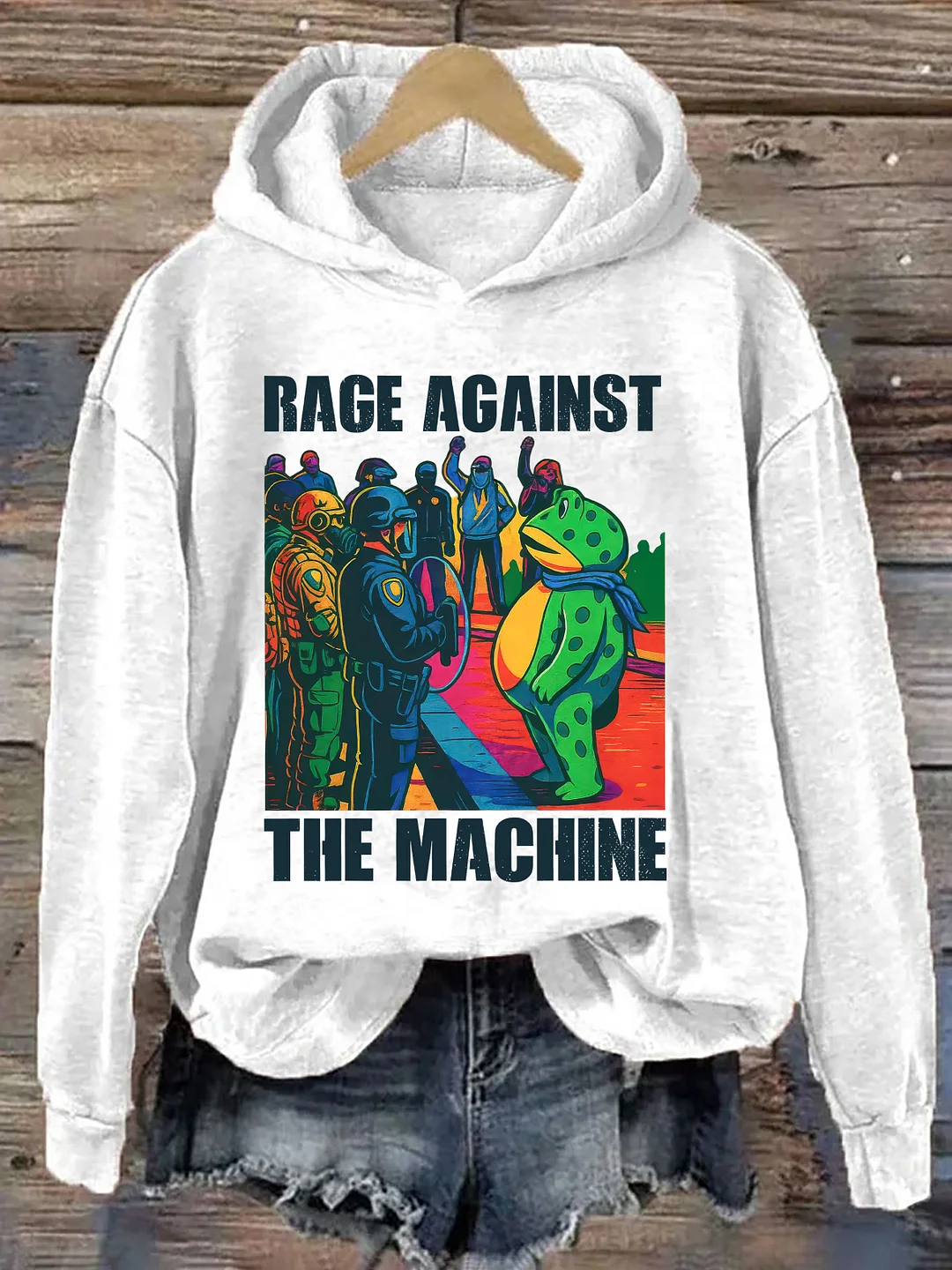 Portland Frog Anti-ICE Hoodie