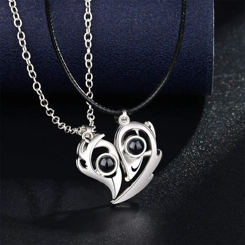 I Love You Magnetic Projection Necklace