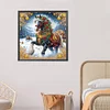 Diamond Painting-DIY Crystal Rhinestone Xmas Horse(40*40CM）