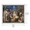 (US Only)Jesus Printed Cross Stitch Kit 95x80cmDIY 11CT Thread Art Needlework Home Decor