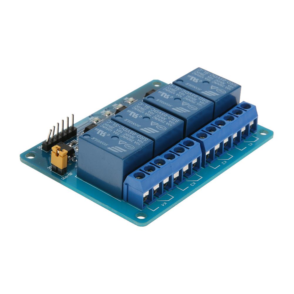 

5V 4-Channel Relay Control Module for Arduino ARM PIC AVR DSP Electronic, 501 Original