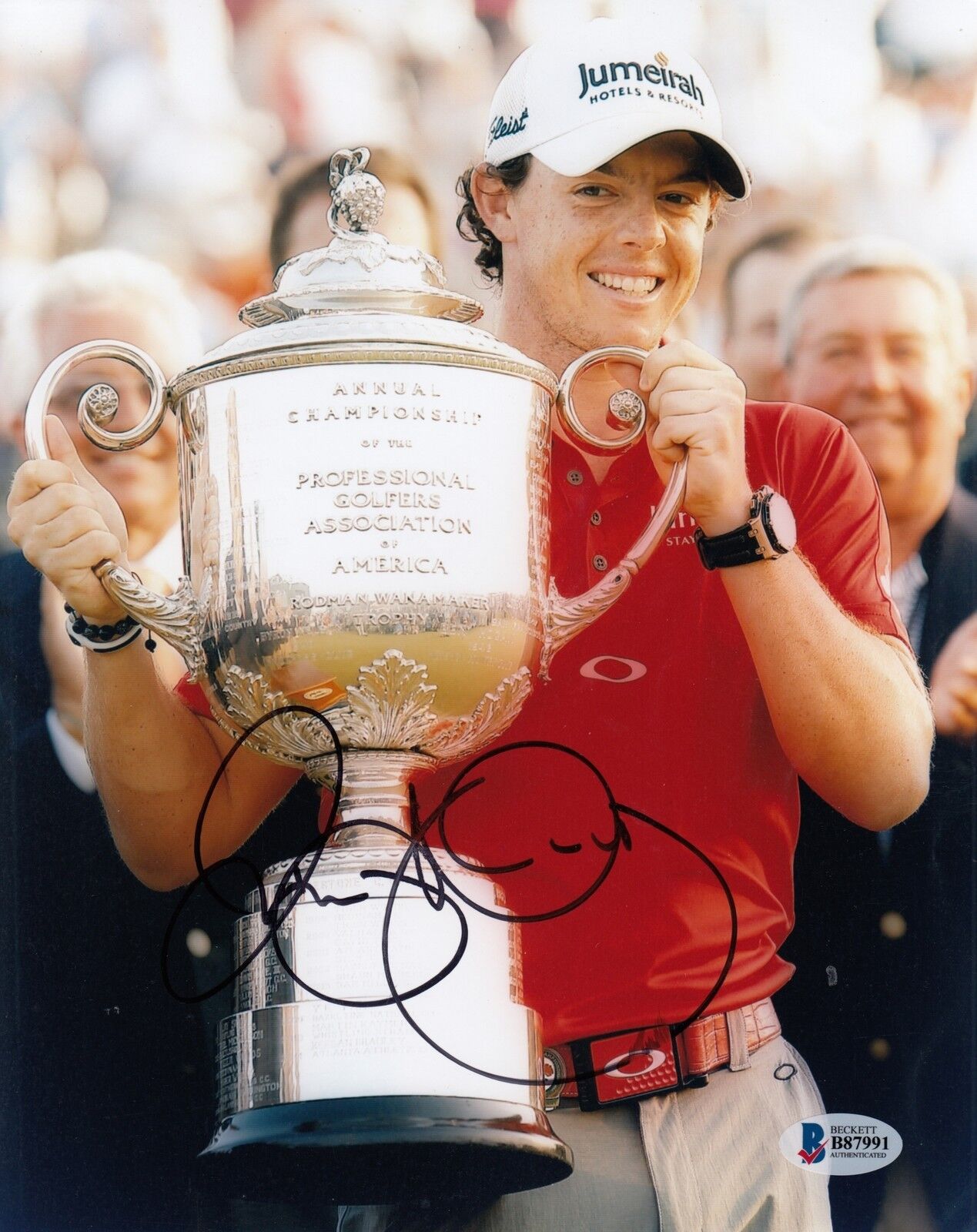Rory Mcilroy #0 8x10 Signed 8x10 Photo Poster painting Beckett Certified Golf 04118