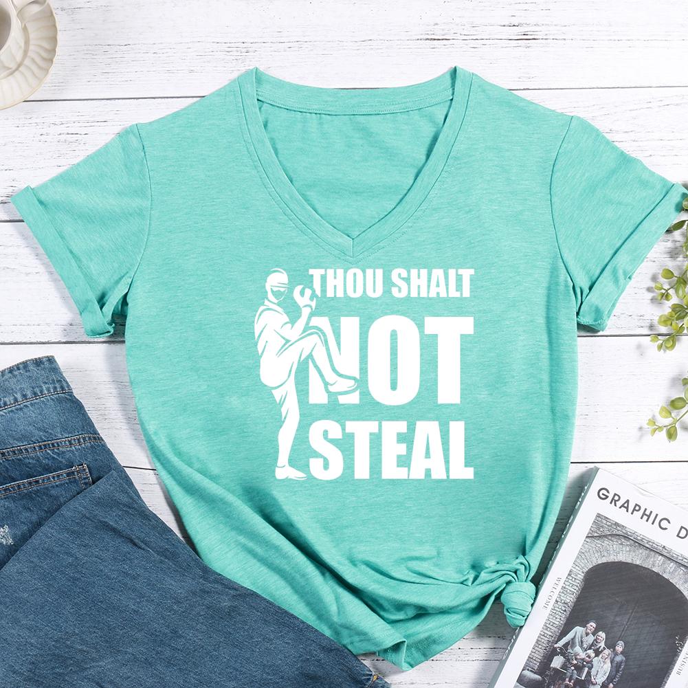 Thou Shall Not Steal Funny Baseball Catcher T Shirts, Hoodies, Sweatshirts  & Merch