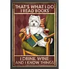 That'S What I Do I Read Books I Drink Wine And I Know Things-11CT Stamped Cross Stitch 40*60cm tapestrymarket