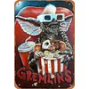 Gremlins - Panneaux en &eacute;tain m&eacute;tallique(20*30cm/30*40cm)