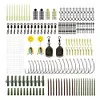 217Pcs Carp Fishing Accessories Set Clip Quick Change Snap Swivel Tail Sleeves