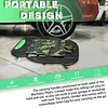 VONLX 41" Plastic Rolling Garage Creeper with Padded Headrest with 6 Noiseless Casters, Creeper & Recovery Traction Board, Two-in-One Design, Blow Molded Plastic Rolling Shop Creeper Lightweight