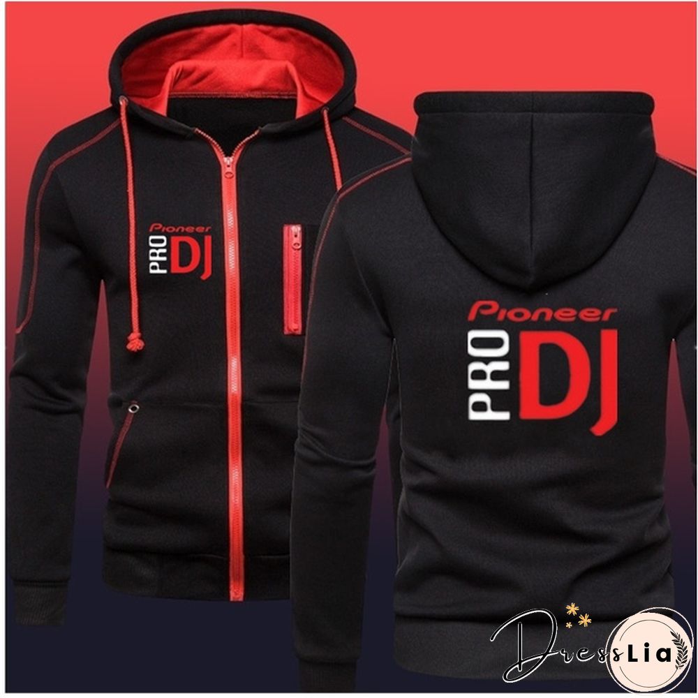 Newest Fashion Pioneer Pro DJ Sweatshirts Fleece Zipper Hoodie HipHop Jackets