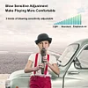  Digital Wind Instrument, Mini Electronic Wind Instrument Set with Removable Nozzle and Rechargeable Battery, Built-in 10 Musical Instrument Tones