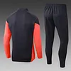 Joyfball 2025/2026 Bayern Munich Half-Pull Training Suit Dark Grey Football Shirt 1:1 Thai Quality
