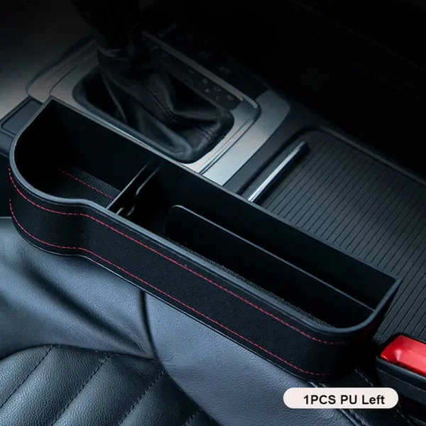New Storage Box Gap Slit Catcher Universal Car Seat Organizer Card Phone Holder Pocket