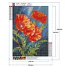 uk.everydayedeals Diamond Painting - Full Round - Red Flower
