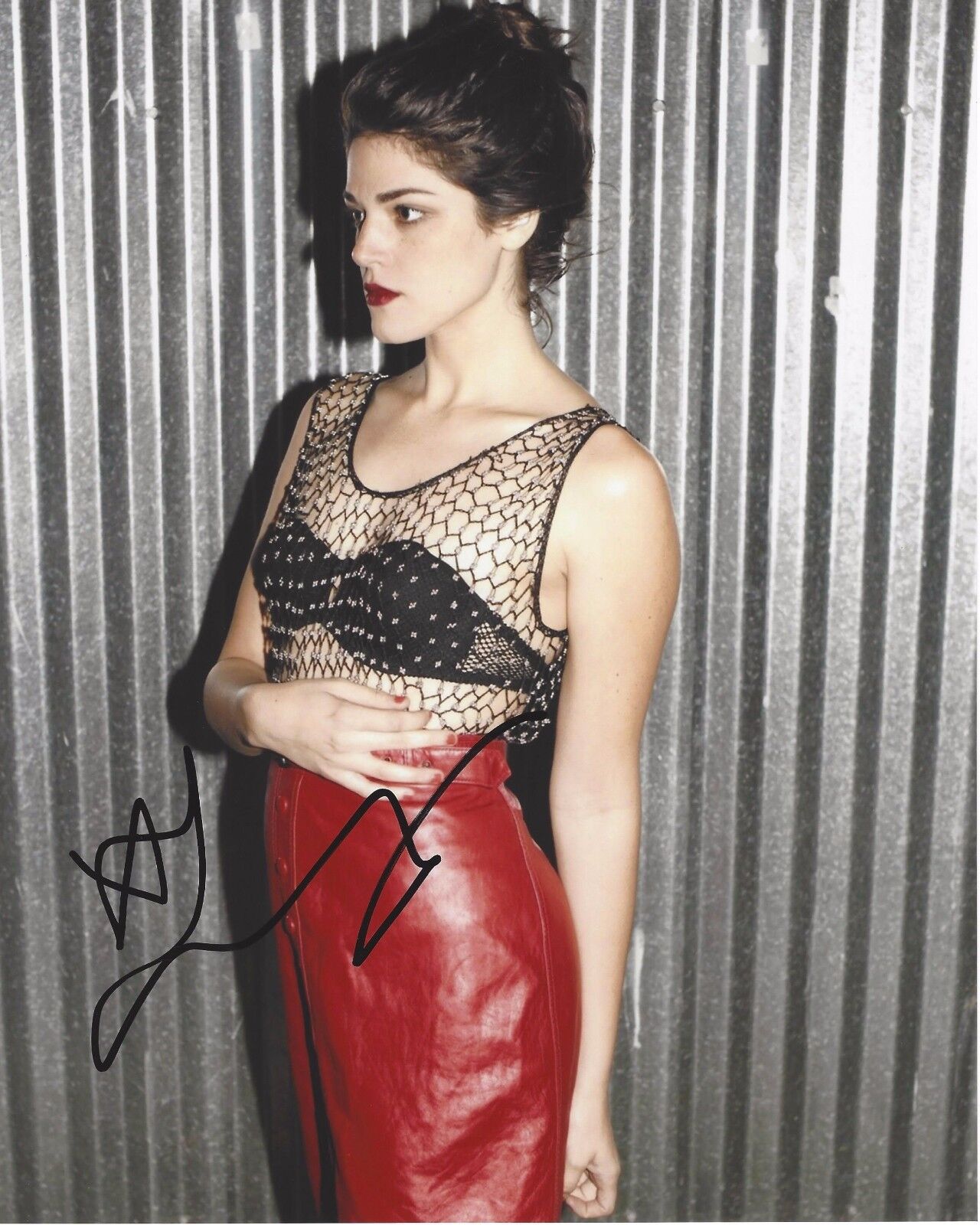 ACTRESS CALLIE HERNANDEZ SIGNED LA LA LAND 8X10 Photo Poster painting C W/COA ALIEN COVENANT