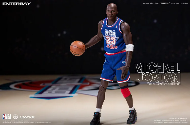 Michael Jordan Basketball set (Chicago Bulls Away Kit) Mr Toys