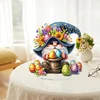 (US Only)2D Flat Print Easter Goblin DIY Table Top Diamond Painting Ornament Kits
