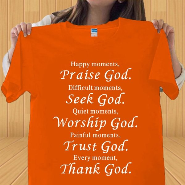 God Letter Print Tops Summer Jesus T Shirts Christian Gift Tees Casual Short Sleeve Tees Shirt Tee for Men and Women - Shop Trendy Women's Fashion | TeeYours