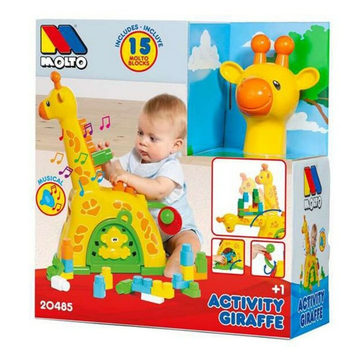 Interactive Toy Molt&oacute; Giraffe (ES)