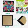 Neon-Regenbogen-Mandala-Schmetterling speziell geformte 5D-DIY-Teilbohrer-Diamanten-Punkte, Edelstein-Kunst-Kits mit Rahmen, Diamanten-Gem&auml;lde, Edelst