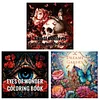 3PCS Eyes of Wonder Coloring Book Set Mindfulness Art Books for Adults 