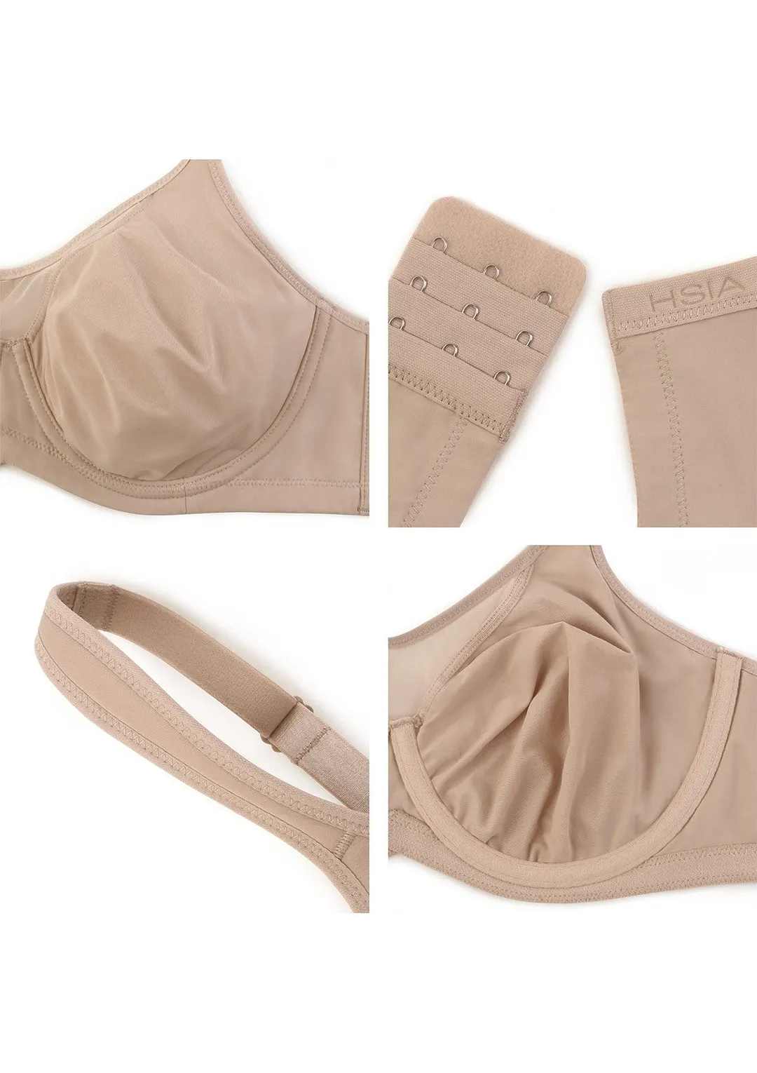 CoolComfort Smoothing Unlined Minimizer Underwire Bra