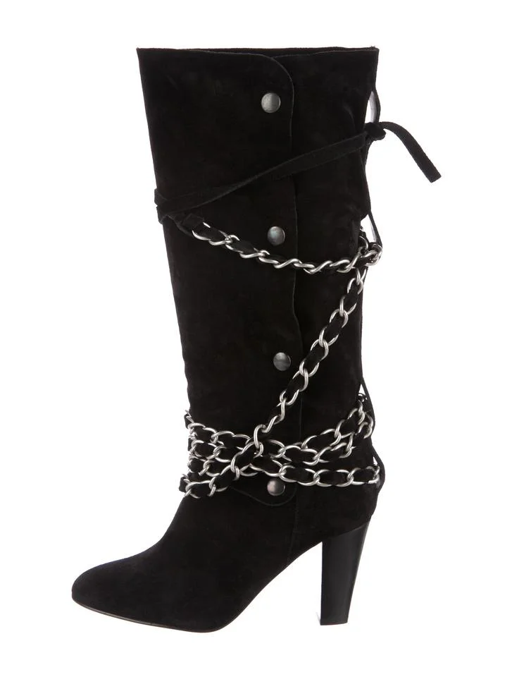 Rhinestone Peep Toe Suede Ankle Booties Vdcoo