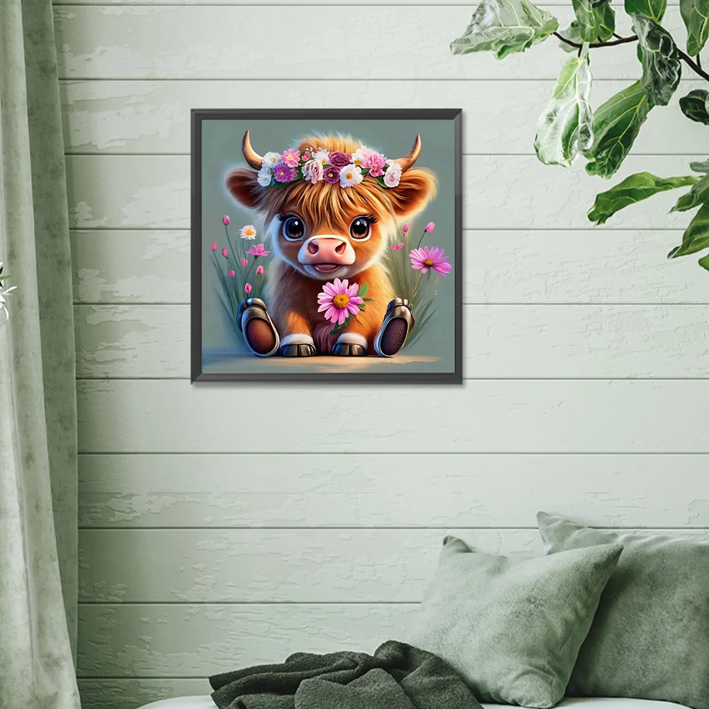 Diamond Painting - Full Round Drill - Flower Yak(Canvas|30*30cm)