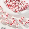 Red Serie Ceramic Beads DIY Bracelet Necklace Accessories