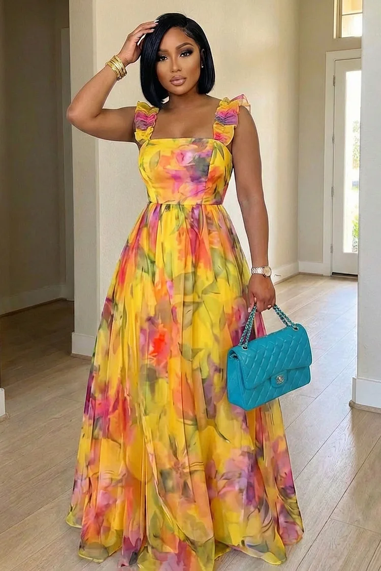 yellow and orange dresses Yellow