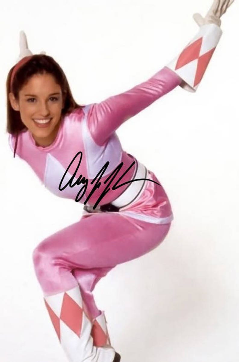 Amy Jo Johnson signed Photo Poster painting 8x10 rp autographed Pink Power Ranger