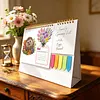 2027 Animal DIY 12-Month Diamond Art Desk Calendar Creative Design