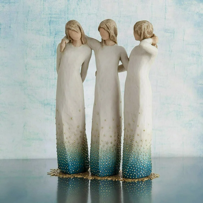 By My Side- Sculpted Hand-Painted Figure