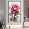 (Big Size)Texture Rose-Paint by Numbers Acrylic Painting 40*70CM